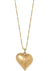 Trust your Journey Heart in Gold