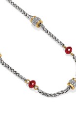 Meridian Short Necklace in Red