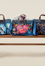 All You Need Is Love Tote In Denim