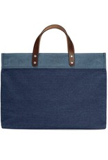 Fur Family Tote In Denim