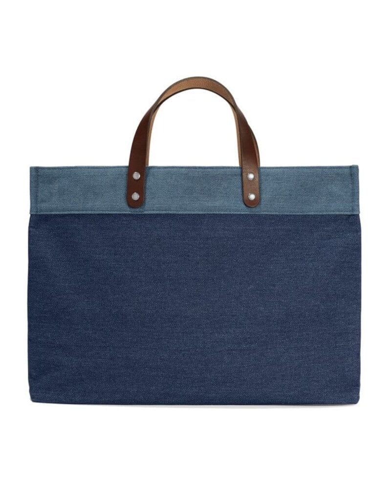 Fur Family Tote In Denim