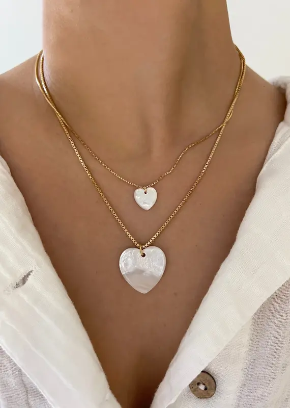 J.HOFFMAN'S Lover Necklace-Large Heart