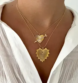 J.HOFFMAN'S Large Heart Necklace