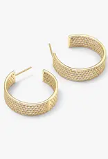 J.HOFFMAN'S Slick Pave Earrings