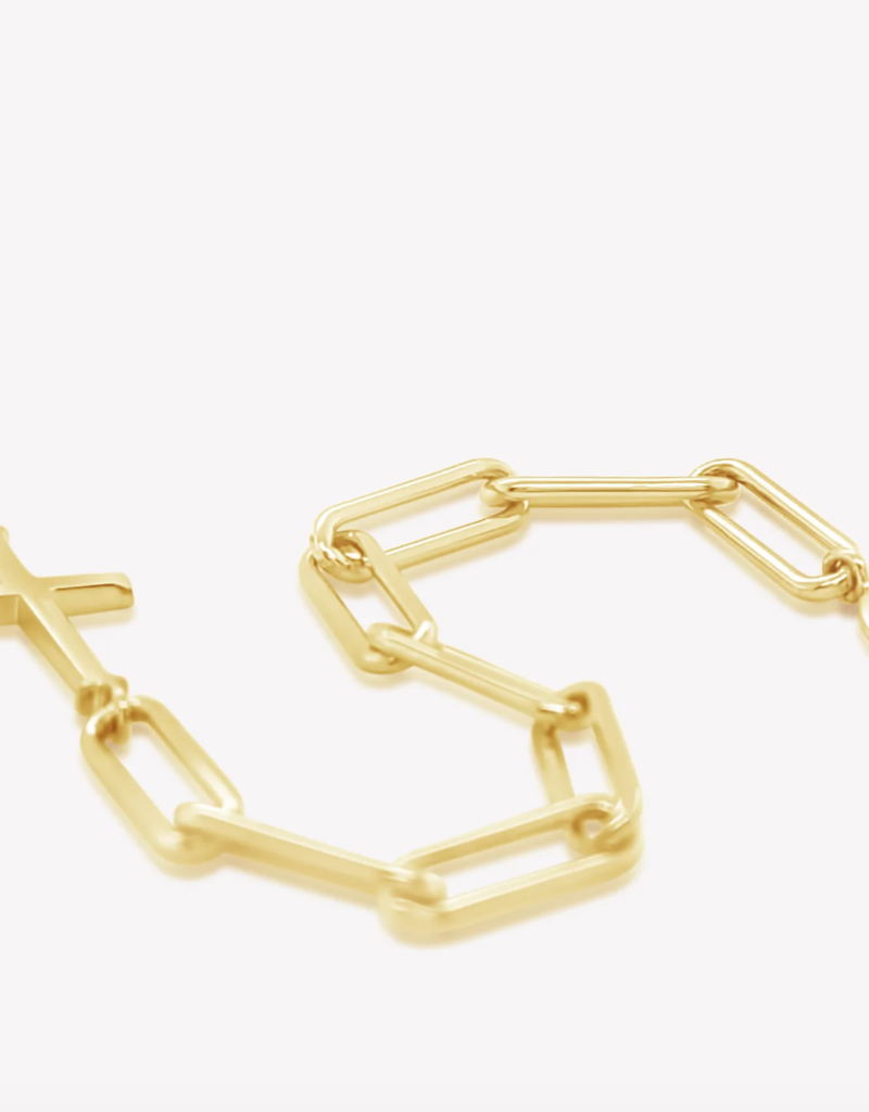 J.HOFFMAN'S Chain Breaker Cross Bracelet