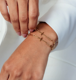 J.HOFFMAN'S Chain Breaker Cross Bracelet