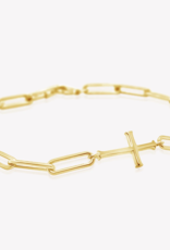 J.HOFFMAN'S Chain Breaker Cross Bracelet