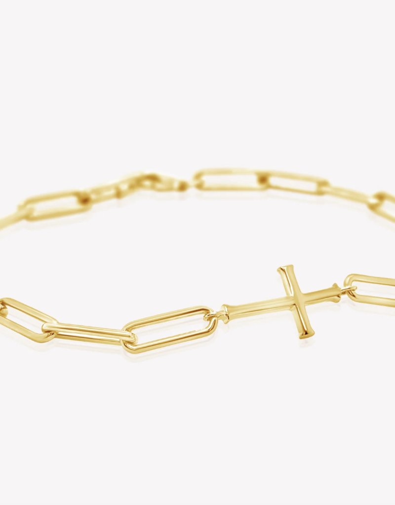 J.HOFFMAN'S Chain Breaker Cross Bracelet