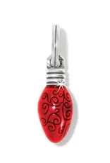 Holiday Bulb Charm in Red