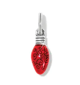 Holiday Bulb Charm in Red