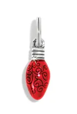 Holiday Bulb Charm in Red