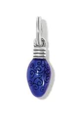 Holiday Bulb Charm in Blue