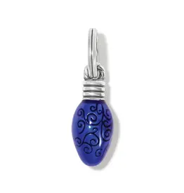 Holiday Bulb Charm in Blue