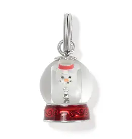 Snow Globe Snowman Charm