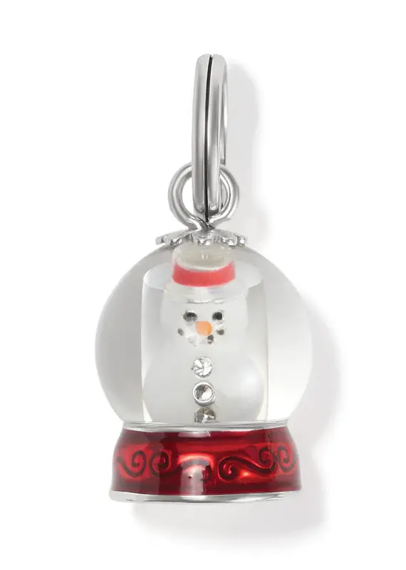 Snow Globe Snowman Charm