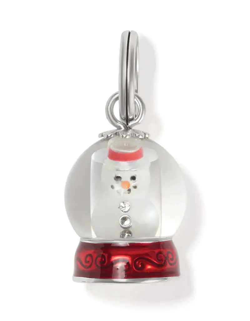 Snow Globe Snowman Charm