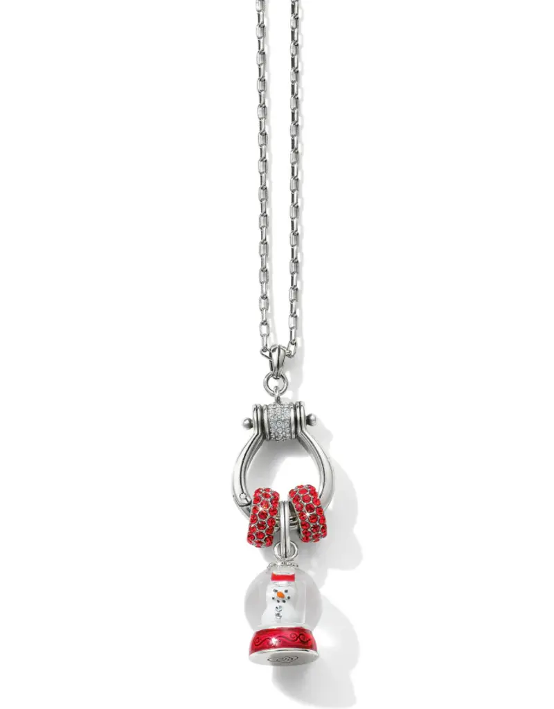 Snow Globe Snowman Charm