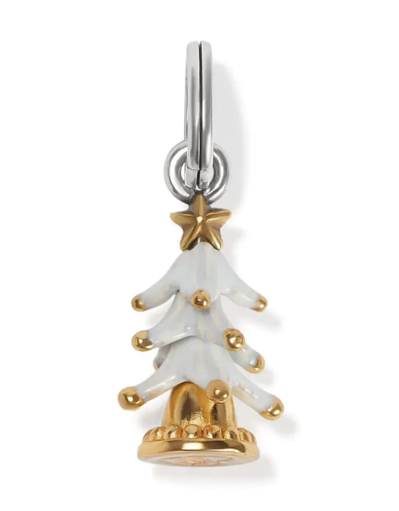 Flocked Christmas Tree Charm