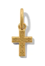 Golden Ray Cross Charm