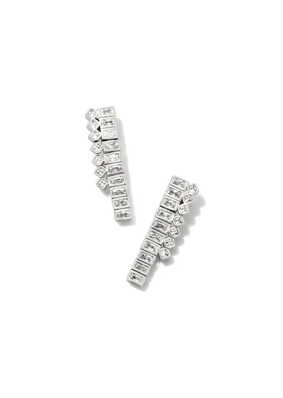 J.HOFFMAN'S Gracie Tennis Linear Earring