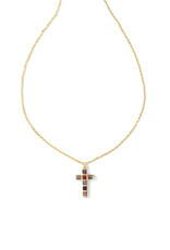 KENDRA SCOTT Gracie Cross Short Pendant Necklace