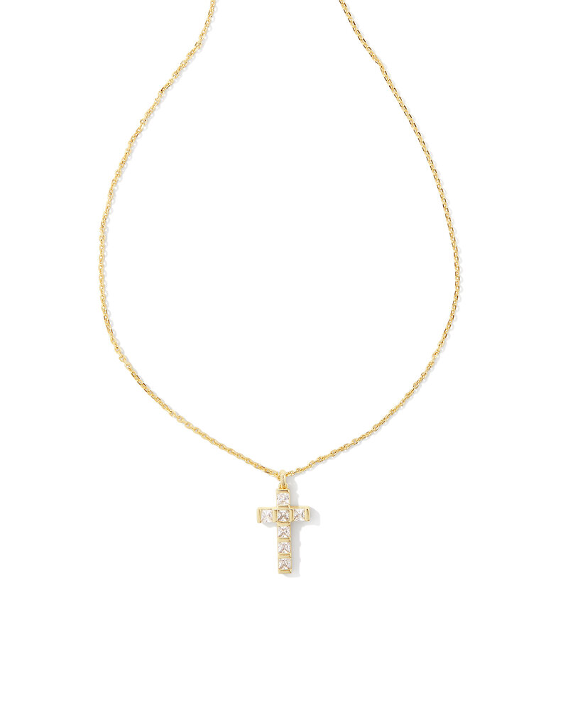 KENDRA SCOTT Gracie Cross Short Pendant Necklace