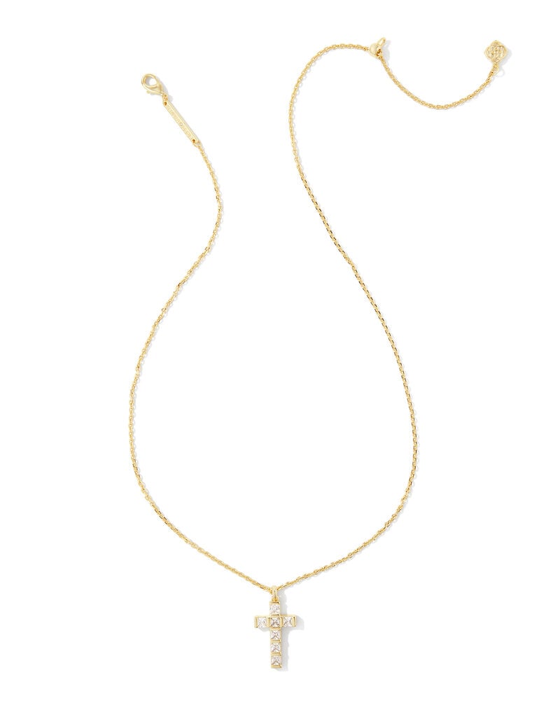 KENDRA SCOTT Gracie Cross Short Pendant Necklace