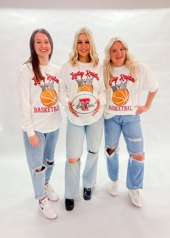 J.HOFFMAN'S - LICENSE Queens of the Court - Lady Raider LS Tee