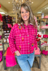 J.HOFFMAN'S Flaming Heart Jacket - Pink