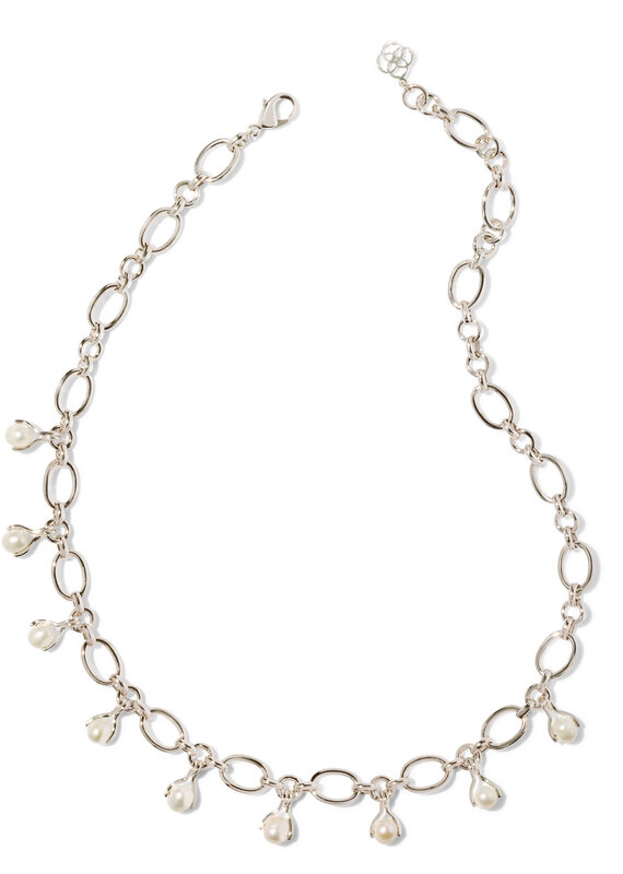 KENDRA SCOTT Ashton Pearl Chain Necklace