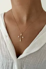 J.HOFFMAN'S Suzanne Cross Necklace