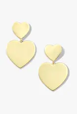 J.HOFFMAN'S You Have My Baby Heart Earrings - XL