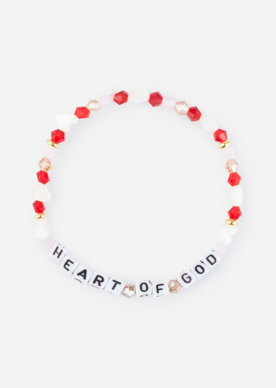 J.HOFFMAN'S Heart of God Beaded Bracelet