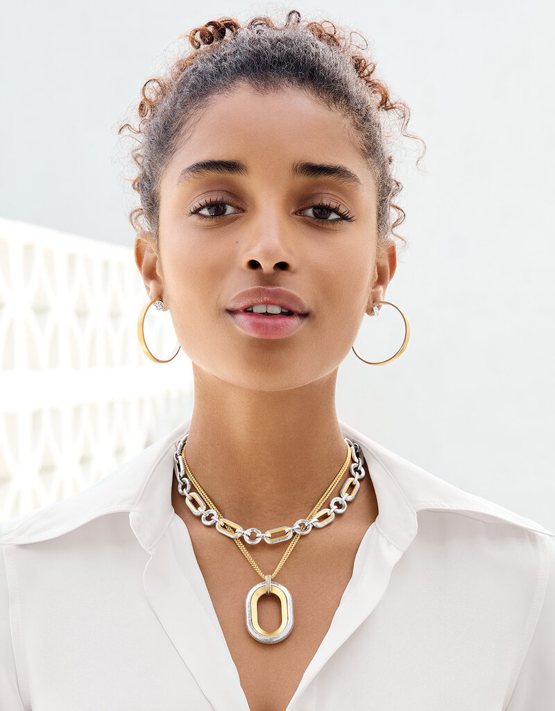 Medici Two Tone Convertible Necklace