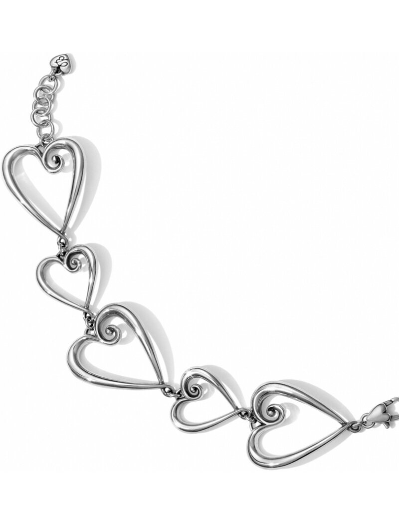 Whimsical Heart Link Bracelet