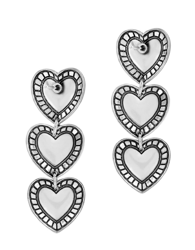 Big Sky Heart post Drop earring