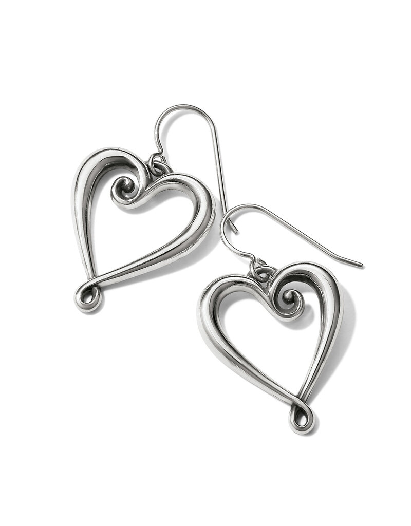 Whimsical Heart French Wire Earring