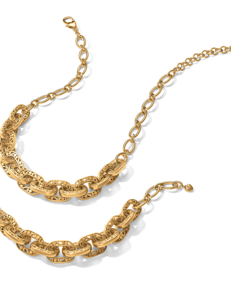 Contempo Linx Gold Necklace