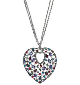 One Love Jewel Heart Convertible Necklace