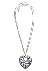 One Love Jewel Heart Convertible Necklace