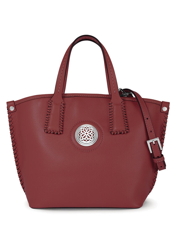 Oriana Small Tote in Ruby