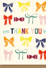 J.HOFFMAN'S Rainbow Bows Box of 6 Thank You Cards