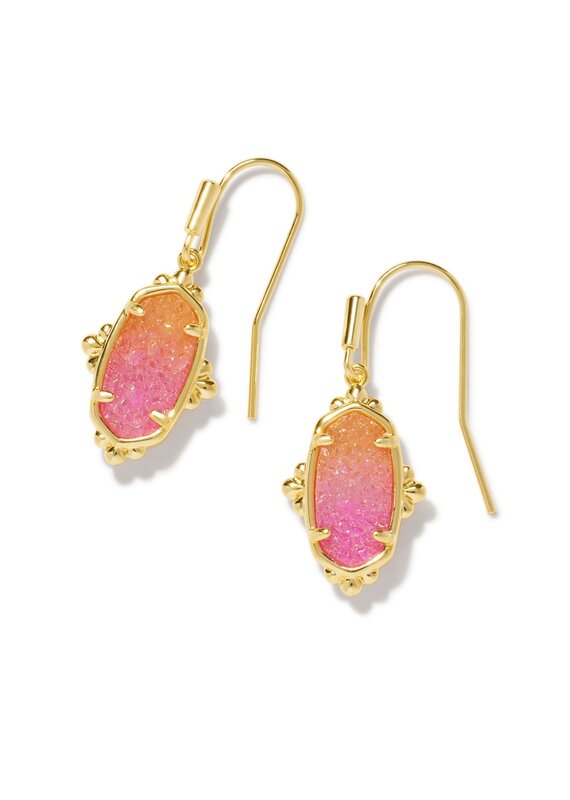 KENDRA SCOTT Lee Petal Frmd Drop Earring