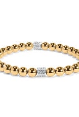 Meridian Petite Stretch Bracelet in Gold