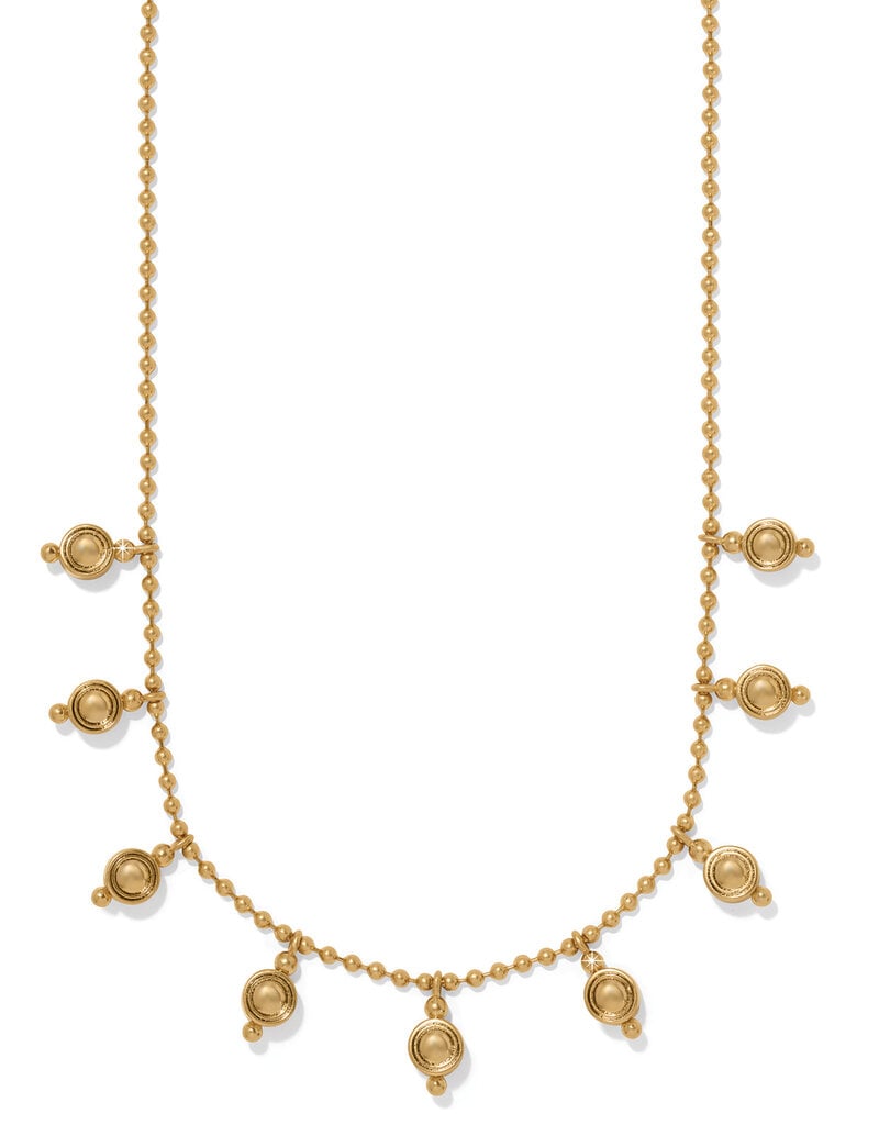 Twinkle Mod Drople Reversible Necklace in Gold