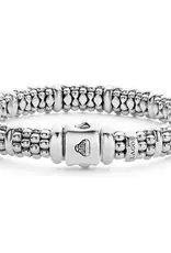LAGOS Signature Caviar 9mm Beaded Bracelet w/ Silver Bars