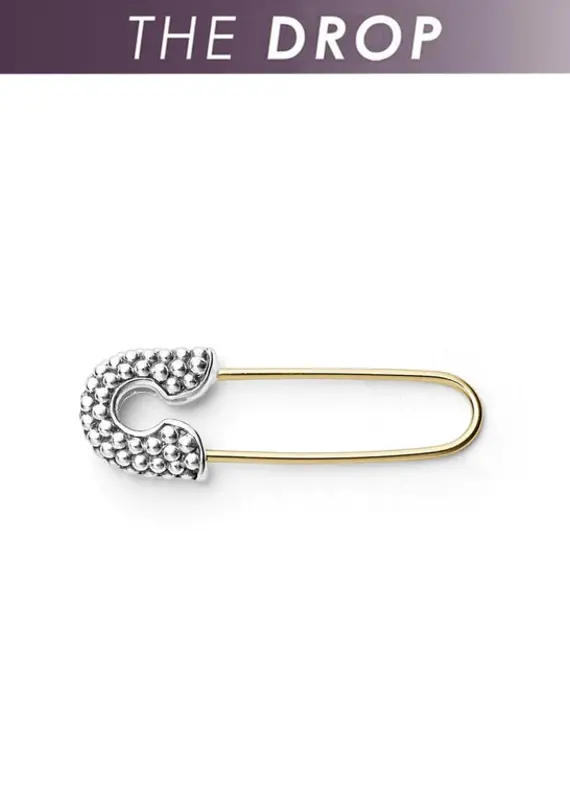 LAGOS KSL The Drop Two-Tone Safety Pin Earring