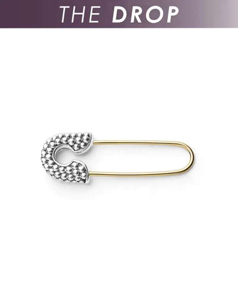 LAGOS KSL The Drop Two-Tone Safety Pin Earring