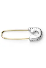 LAGOS KSL The Drop Two-Tone Safety Pin Earring