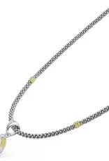 LAGOS Luna Pearl Diamond Caviar Necklace